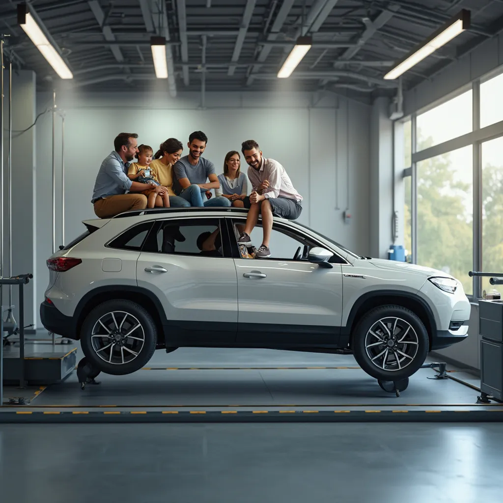Reparación SUV familiar